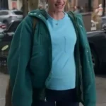 Brianne Howey Kinda Pregnant Green Hooded Jacket