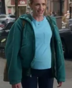 Brianne Howey Kinda Pregnant Green Hooded Jacket