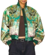 Camp Rock 3 Brooklynn Pitts Satin Printed Jacket