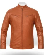 Brown Terrain Leather Jacket