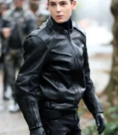 Bruce Wayne Gotham Leather Jacket