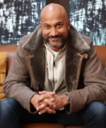 Buddy Keegan-Michael Key Shearling Coat