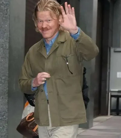 Bugonia Premiere Jesse Plemons Green Jacket