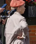 Celia Imrie The Thursday Murder Club Grey Jacket