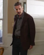Liam Neeson Absolution Brown Leather Blazer