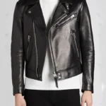Premium Black Biker Leather Jacket