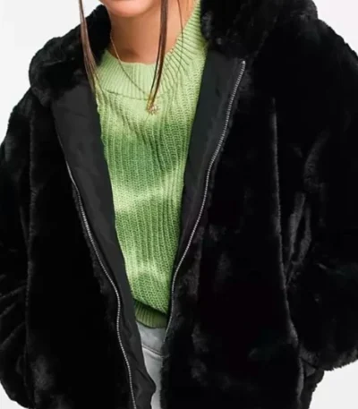 Rayxia Ojo Supacell 2024 Fur Hooded Jacket