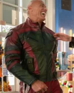 Red One 2023 Dwayne Johnson Leather Jacket
