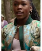 Camp Rock 3 Brooklynn Pitts Satin Printed Jacket