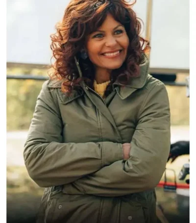Candace Cameron Bure Unsung Hero Green Jacket