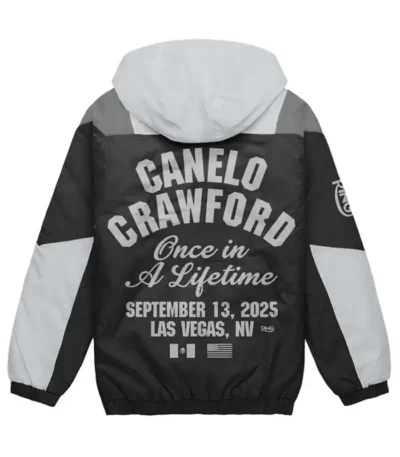 Canelo Vs Crawford Once In A Lifetime Windbreaker Jacket