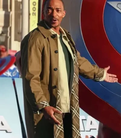 Captain America Brave New World Anthony Mackie Coat