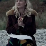 Carey Mulligan The Ballad Of Wallis Island Brown Suede Jacket