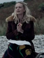 Carey Mulligan The Ballad Of Wallis Island Brown Suede Jacket