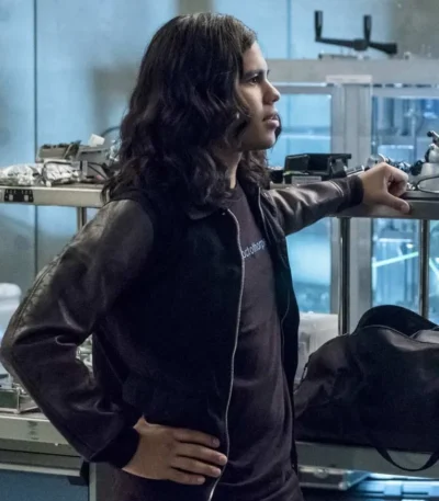 Carlos Valdes The Flash Letterman Jacket