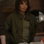 Carmen Ejogo Fountain of Youth Green Cotton Jacket