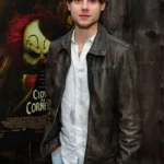 Carson MacCormac Clown in a Cornfield Brown Leather Jacket