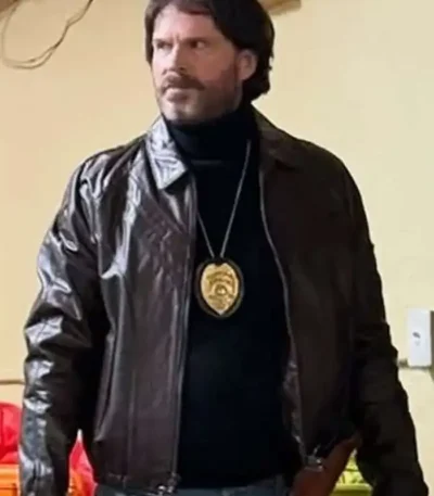 Cary Elwes Dead Man’s Wire Brown Leather Jacket