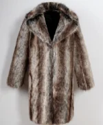 Caspian Mink Fur Grey and Brown Coat