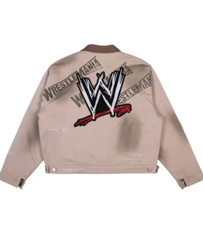 WWE WrestleMania 42 Tan Work Jacket