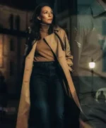 Cate Blanchett Black Bag Beige Coat