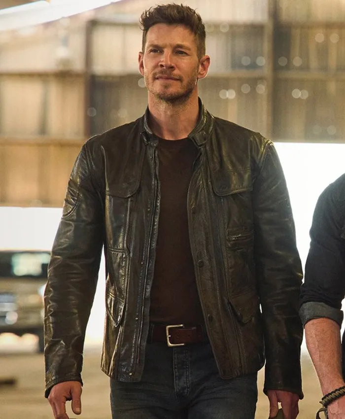 Chad Michael Collins Sniper The Last Stand Black Jacket Chad Michael Collins Sniper The Last Stand Black Jacket