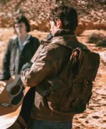 Chad Sellers Red Plague Brown Leather Jacket