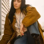 Charli XCX Faces of Death Brown Jacket