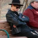 Charlie Tahan Things Like This Black Leather Jacket
