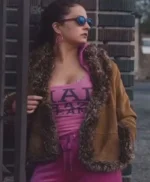 Cheyenne Puga Neighborhood Watch Brown Fur Jacket