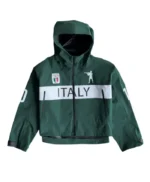 Chief Keef Italy Green Hooded Jacket