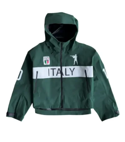 Chief Keef Italy Green Hooded Jacket