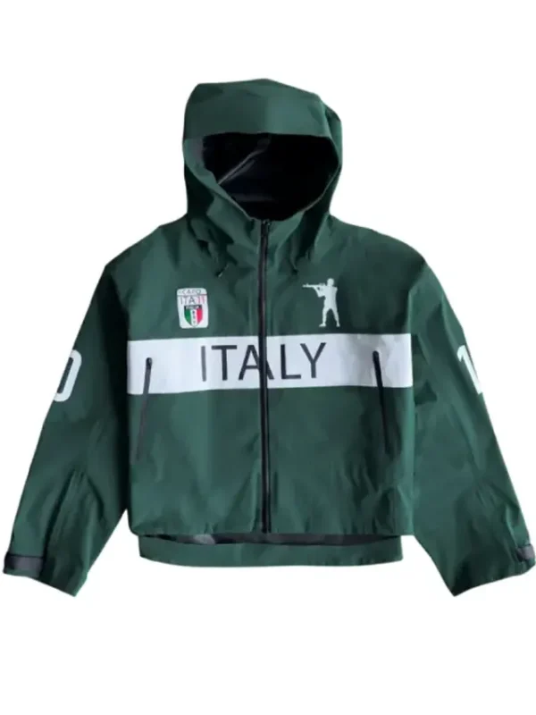 Chief Keef Italy Green Hooded Jacket
