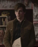 Chilling Adventures of Sabrina Harvey Brown Suede Leather Coat