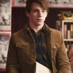Chilling Adventures of Sabrina Harvey Brown Suede Leather Coat