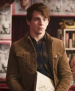 Chilling Adventures of Sabrina Harvey Brown Suede Leather Coat