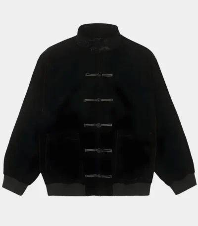 Chinese New Year Black Velvet Jacket
