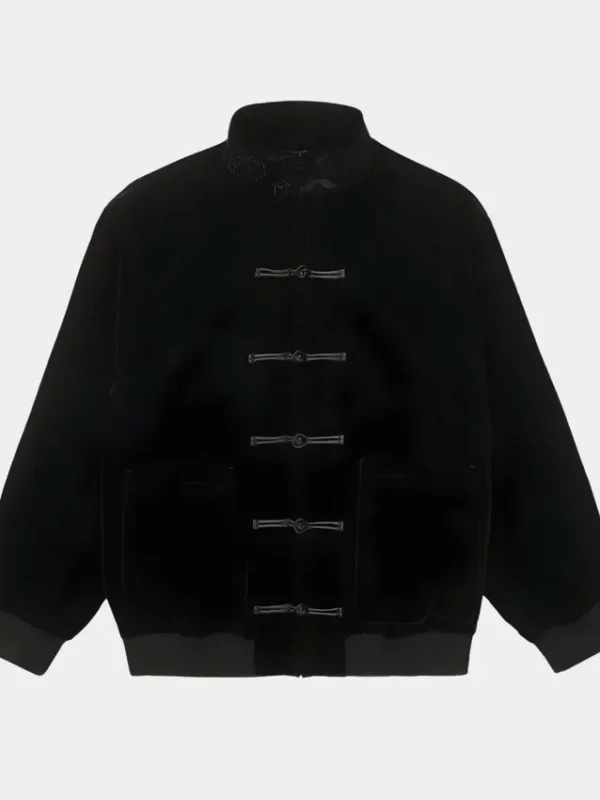Chinese New Year Black Velvet Jacket