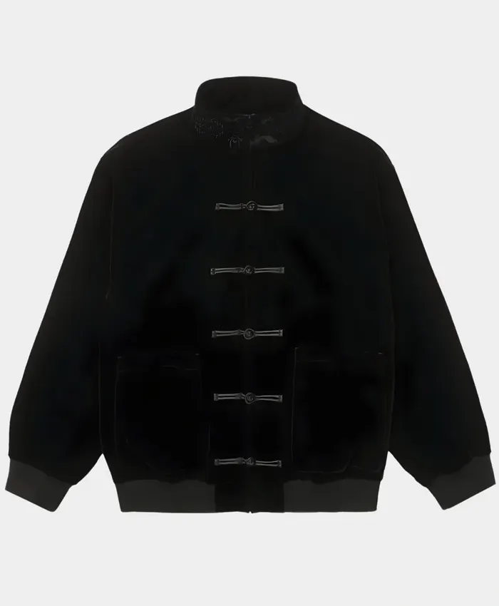 Chinese New Year Black Velvet Jacket Chinese New Year Black Velvet Jacket