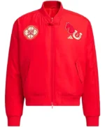 Chinese New Year Red Bomber Jacket