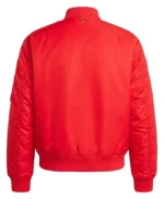 Chinese New Year Red Bomber Jacket