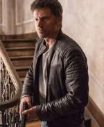 Christian Domino Leather Jacket