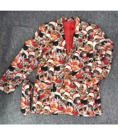 Christmas Cat Blazer