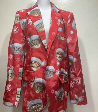 Christmas Cat Blazer