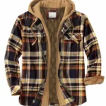 Christmas Check Hooded Jacket
