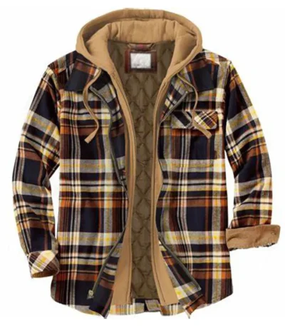 Christmas Check Hooded Jacket