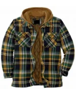 Christmas Check Hooded Jacket
