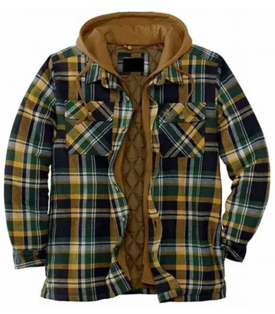Christmas Check Hooded Jacket