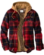 Christmas Check Hooded Jacket