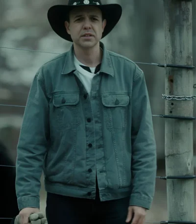 Christmas Cowboy Armando Gutierrez Denim Jacket